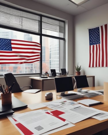 Close-up of hands signing business contracts with a pen on a clean desk.