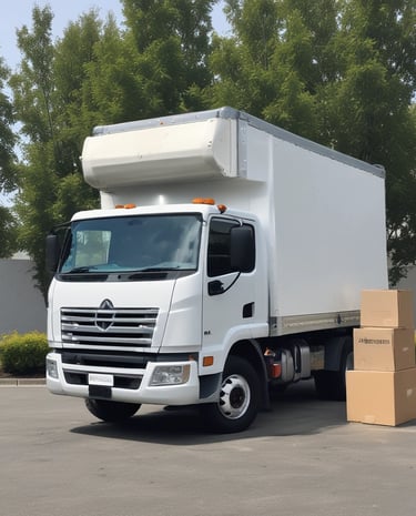 Team members in branded Meditrans Global uniforms coordinating logistics in a busy office.