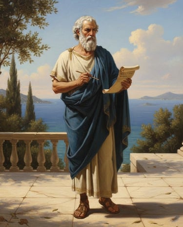 Artistic illustration of Aristotle