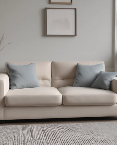 A sparkling clean rug laid out in a bright, modern home.