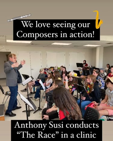 Anthony Susi guest conducting his music.