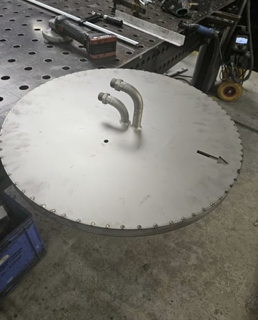 stainless steel tig welding, montage