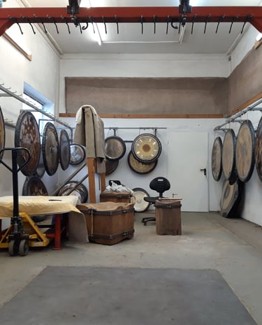 Innenansicht Gongwerkstatt