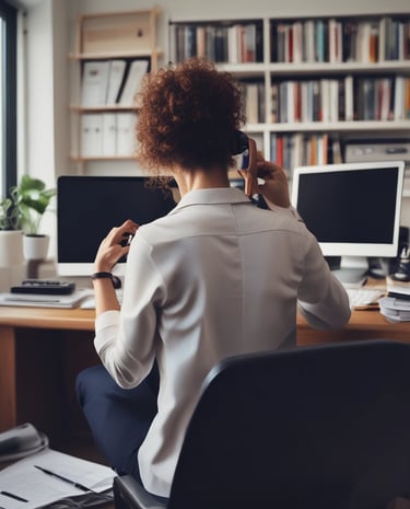 An interactive chatbot interface on a mobile device.