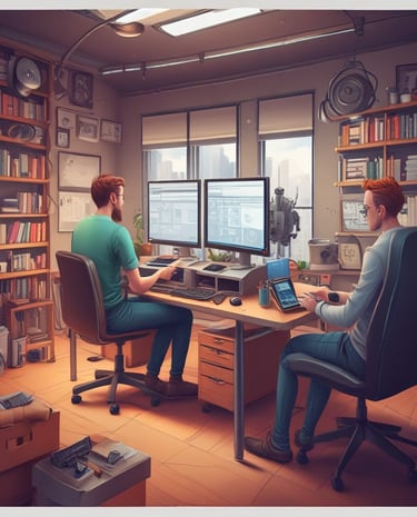 A close-up view of an industrial electrical panel with various switches and warning labels. The panel features caution and danger signs in multiple languages, and its metallic surface is complemented by the soft lighting of the room.