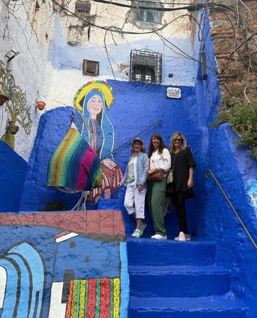 US Morocco tours private tour in the blue city Chefchaouin in Morocco