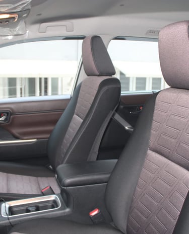 Spacious Car Interior – Comfortable Seating for Chennai Outstation Trips by Thangavelu Travels