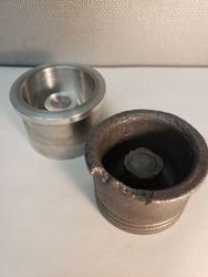 custom brake piston fabrication for a rebuilt wheel cylinder by the restoration brake experts at 260-426-3331