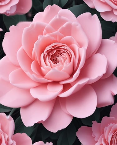 Warm sunlight filtering through atelier windows onto textured sage and blush floral fabrics.