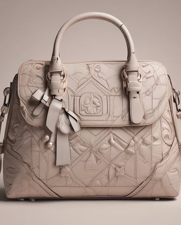 Soft, natural fabric swatches and cozy clothing items arranged casually.