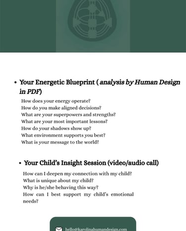 human design karolina coach 