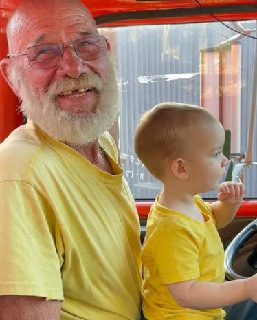 Mr. Billy Burke and Grandson