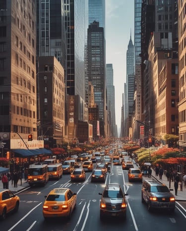 A row of air conditioning units is installed on the rooftop of a building. A person, wearing a hat, is working on one of the units. The building has several ventilators and metal ducts extending from it. The sky is clear and blue.