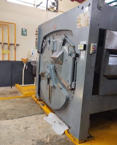 cualquier lavadora en funcionamiento