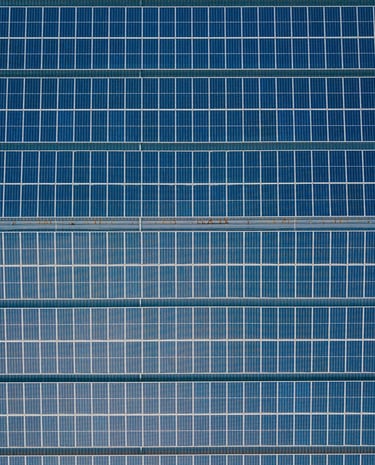 solar panels on a shed