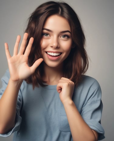 Happy user posting an ad on Digital India Classified from a modern laptop.