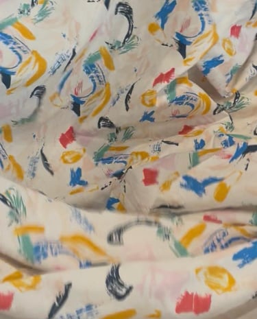 vibrant digital print cotton fabric
