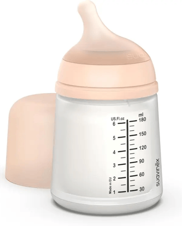Suavinex Biberón Anticólico Zero Zero Con Tetina de Flujo Adaptable (A) de Silicona