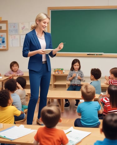 A close-up of a child's profile with health and allergy information displayed on a tablet.