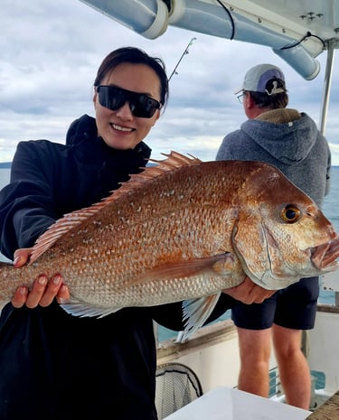 Look who can catch the biggest Fish