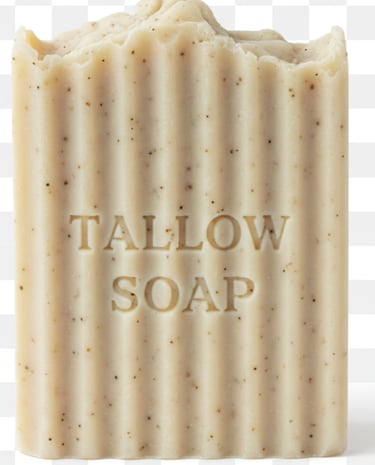 an image of one bar of Back2naturalness tallow soap