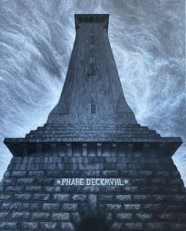 Tableau à l'huile - Protégez-nous