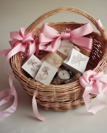 A collection of candles as event favors.