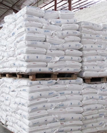 Warehouse for finished pvc stabilizers