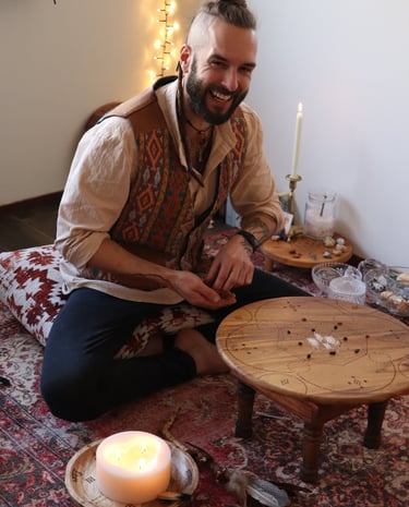 The artist behind Chakana Rituals