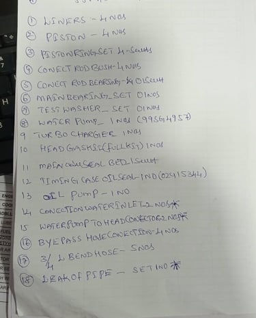 a piece of paper with a notepad on it