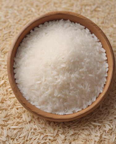 Stacks of packaged makhana ready for export in a clean warehouse.