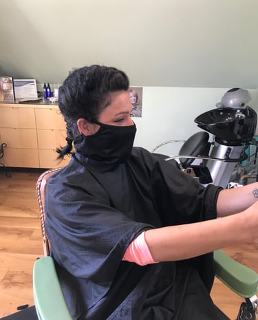 Hair Enhancement by Ilona her client loves her hair