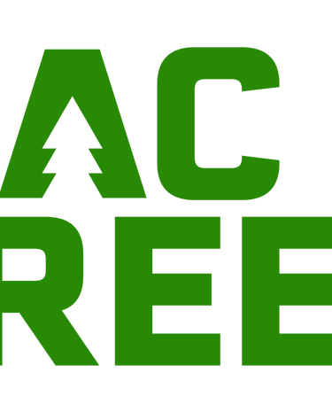 Green logo that says Mac & Trees