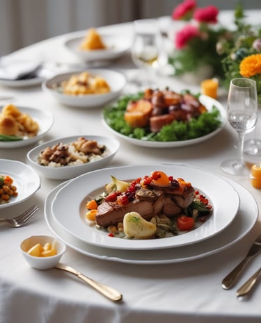 A warm cup of tea beside an open notebook filled with handwritten recipes.