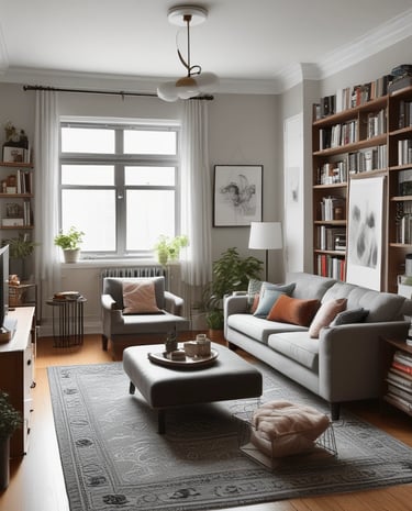 A newly built backyard ADU with modern design and greenery around.