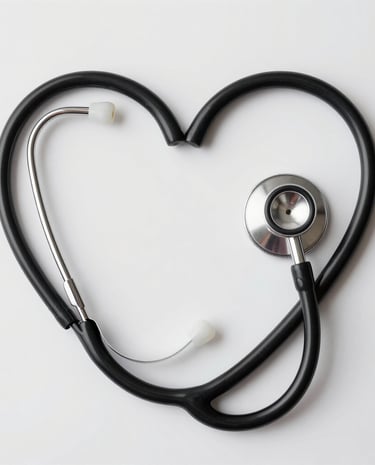 Patient consulting with Dr. Paulo in a modern, softly lit medical office.