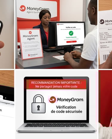 Icône de validation verte indiquant qu'un transfert est prêt pour le retrait immédiat.