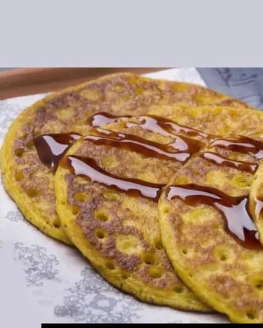 chabab dish, chabab bread, Emirati pancake