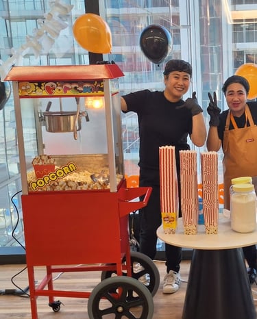 popcorn cart, popcorn machine, popcorn