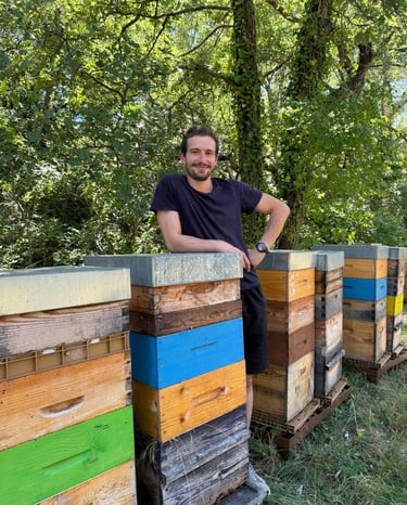 Nathan, apiculteur - parrainage de ruches