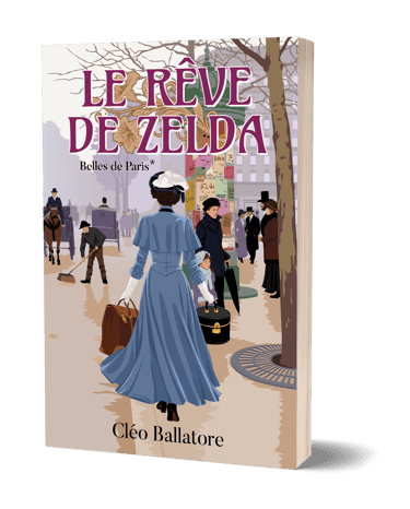 Nouveauté : Le rêve de Zelda, mockup du broché - Cléo Ballatore