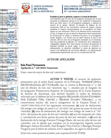 RECURSO DE APELACION 158-2024/AMAZONAS