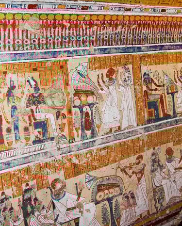 Khonso Im Heb Tomb Drawings