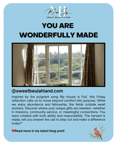 blog post you are wonderfully made