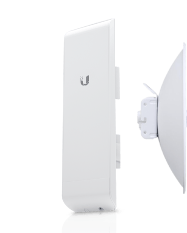 Featuring a panel antenna and dual-polarity performance, the NanoStation®M is ideal for Point-to-Mul