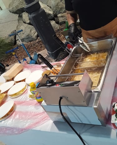 french fries, fries station in dubai