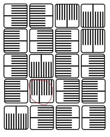 a black and white picture of a square pattern of squares