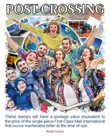 Illustration of happy people celebrating post-crossing