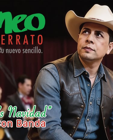 Neo Serrato, con banda.