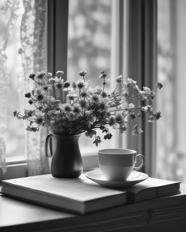 An open book held by someone's hands is illuminated by a focused light source in an otherwise dark environment. One page features a heading 'Creating Consistent Content That Readers Love' and some text below it.